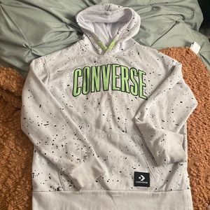 Converse sweater w/glow in the dark converse logo. size XL.